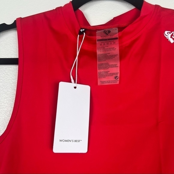WOMENS best true tank top red sz S NWT - Picture 5 of 9